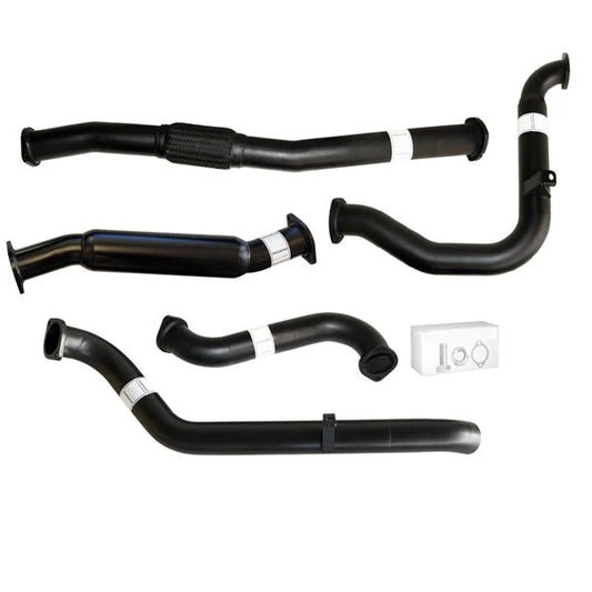 Nissan Patrol GU Y61 3.0L 2000 -2016 Ute, Wagon 3" Turbo Back Carbon Offroad Exhaust with Hotdog Only - No Cat