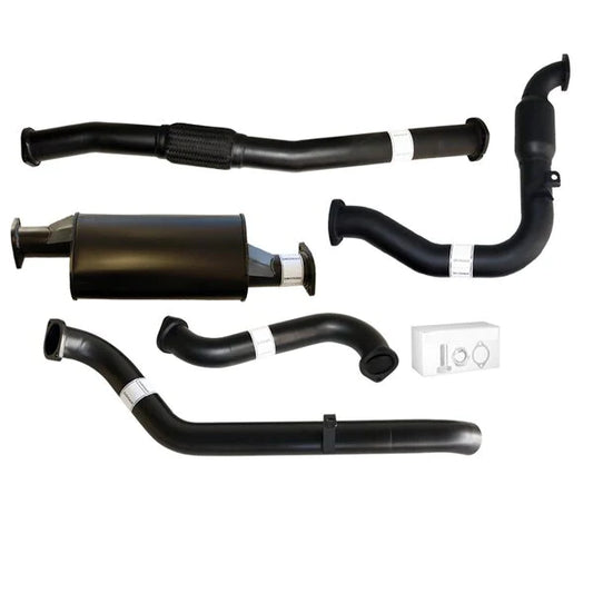 Nissan Patrol GU Y61 3.0L 2000 -2016 Ute, Wagon 3" Turbo Back Carbon Offroad Exhaust with Cat & Muffler