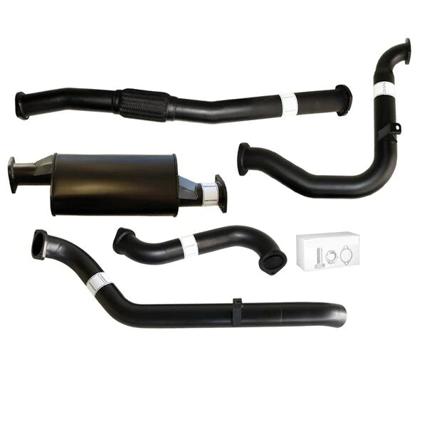 Nissan Patrol GU Y61 3.0L 2000 -2016 Ute, Wagon 3" Turbo Back Carbon Offroad Exhaust with Muffler Only - No Cat