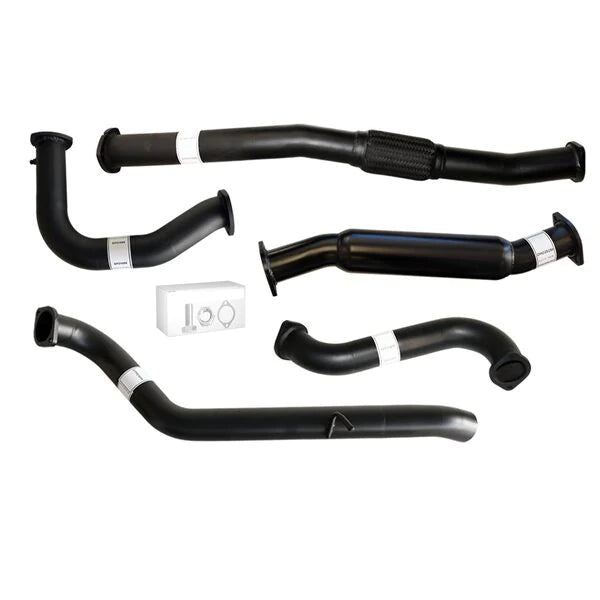 Nissan Patrol GU 4.2L TD42-T 96-2006 Ute Coil & Leaf Spring 3" Turbo Back Exhaust with Hotdog Only