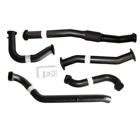 Nissan Patrol GU 4.2L TD42-T 96-2006 Ute Coil & Leaf Spring 3" Turbo Back Carbon Offroad Exhaust with Pipe Only