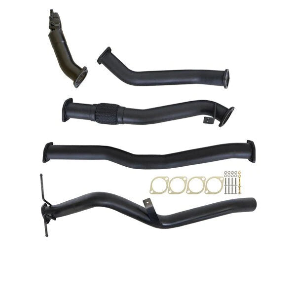 Nissan Navara D22 3.0L ZD30-T 01 - 06 3" Turbo Back Carbon Offroad Exhaust System with Pipe Only