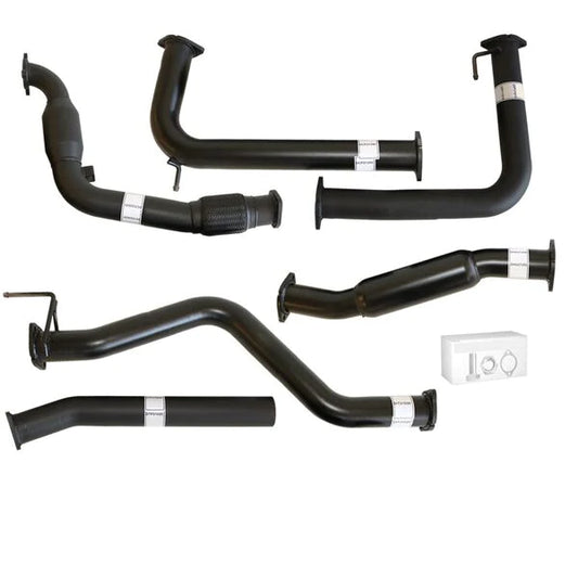 Nissan Navara D40 Manual 2.5L YD25D 07 - 16 3" Turbo Back Carbon Offroad Exhaust with Hotdog & Cat