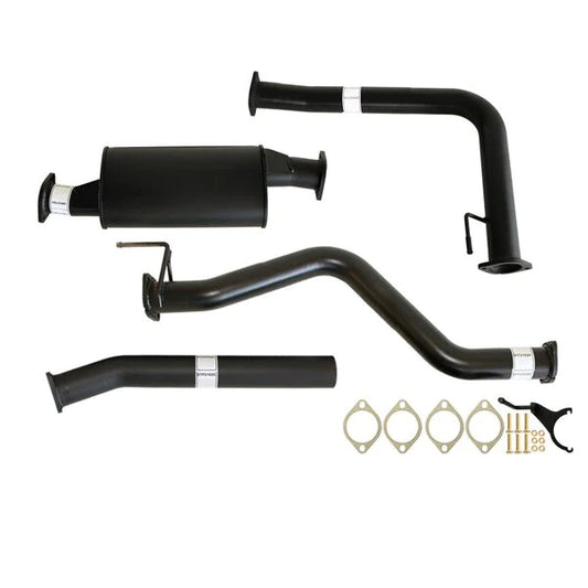 Nissan Navara D40 Auto 2.5L YD25D 07 - 16 3" DPF Back Carbon Offroad Exhaust with Muffler Only