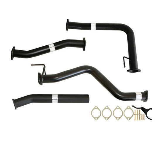 Nissan Navara D40 Auto 2.5L YD25D 07 - 16 3" DPF Back Carbon Offroad Exhaust with Hotdog Only