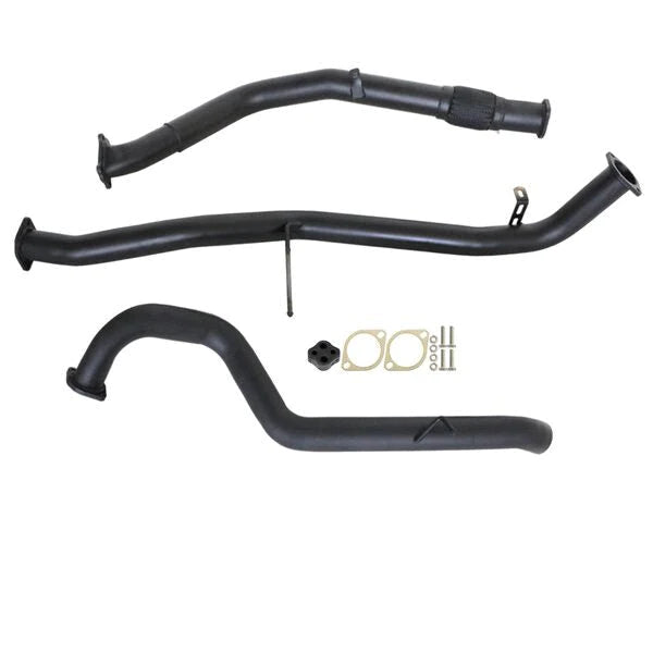 Nissan Patrol GU Y61 2.8L 1997 -2000 Wagon 3" Turbo Back Carbon Offroad Exhaust with Pipe Only