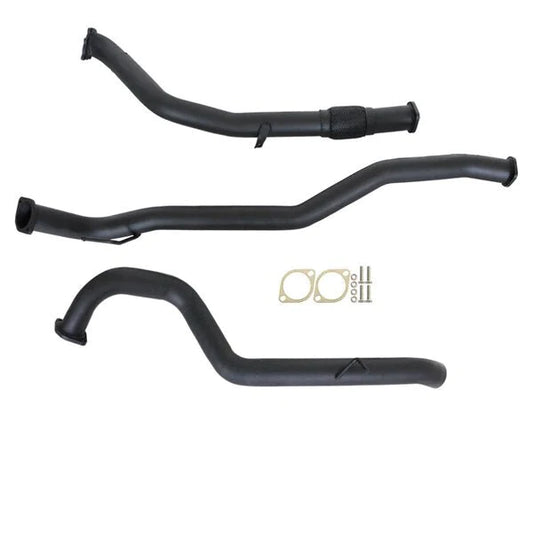 Nissan Patrol GQ Y60 2.8L 1997-2000 Wagon 3" Turbo Back Carbon Offroad Exhaust with Pipe Only