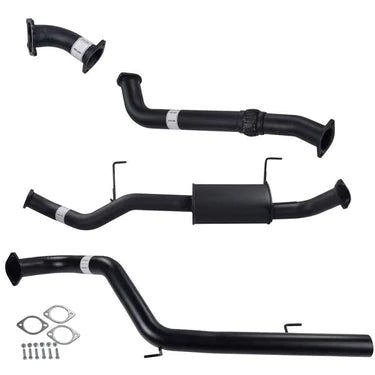 Fits Toyota Landcruiser 100 Series HD100R Wagon 4.2L 3" DTS Turbo Back Carbon Offroad Exhaust Hotdog No Cat