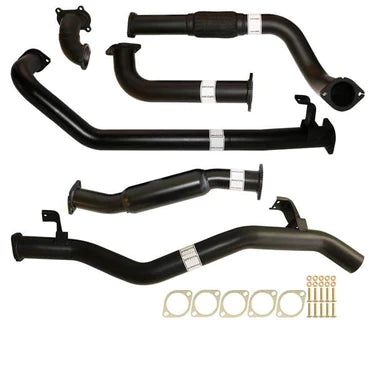 Fits Toyota Landcruiser 79 Series HDJ79R Single Cab Ute 4.2L 2001 -2007 3" Turbo Back Carbon Offroad Exhaust Hotdog No Cat