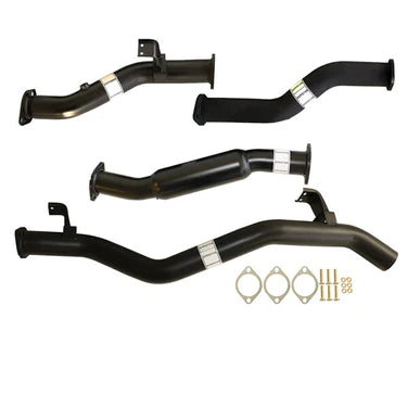 Fits Toyota Landcruiser 79 Series VDJ76 Double Cab Ute 4.5L V8 10/2016> 3" DPF Back Carbon Offroad Exhaust with Hotdog