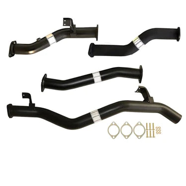 Fits Toyota Landcruiser 79 Series VDJ76 Double Cab Ute 4.5L V8 10/2016> 3" DPF Back Carbon Offroad Exhaust Pipe Only