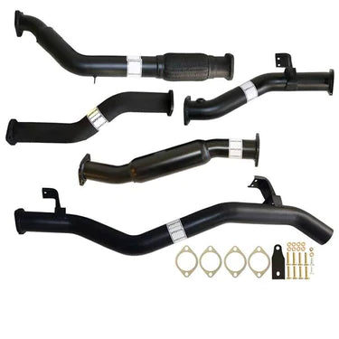 Fits Toyota Landcruiser 79 Series VDJ79 4.5L 1VD-FTV Single Cab, Double Cab DPF Replace 3" Turbo Back Carbon Offroad Exhaust with Hotdog Only