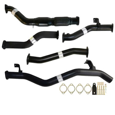 Fits Toyota Landcruiser 79 Series VDJ79 4.5L 1VD-FTV Single Cab, Double Cab DPF Replace 3" Turbo Back Carbon Offroad Exhaust with Cat & Pipe