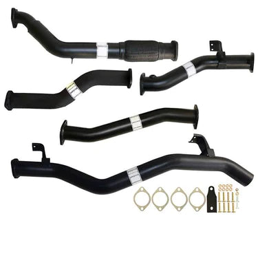 Fits Toyota Landcruiser 79 Series VDJ79 4.5L 1VD-FTV Single Cab, Double Cab DPF Replace 3" Turbo Back Carbon Offroad Exhaust with Pipe Only