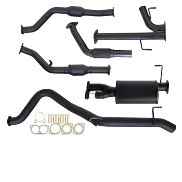 Fits Toyota Landcruiser 200 Series 4.5L 1VD-FTV 07 -10/2015 3" Turbo Back Carbon Offroad Exhaust with Cat & Muffler