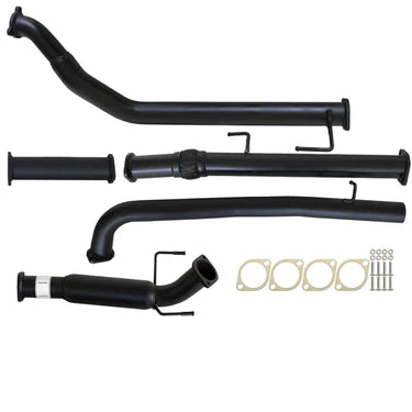 Fits Toyota Hilux KUN16/26 3L 1KD-FTV D4D 2005 - 9/2015 3" Turbo Back Carbon Offroad Exhaust with Hotdog Only