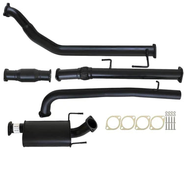 Fits Toyota Hilux KUN16/26 3L 1KD-FTV D4D 2005 - 9/2015 3" Turbo Back Carbon Offroad Exhaust with Cat & Muffler