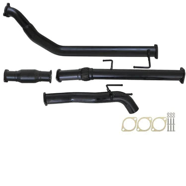 Fits Toyota Hilux KUN16/26 3L 1KD-FTV D4D 2005 - 9/2015 3" Turbo Back Carbon Offroad Exhaust Cat & Diff Dump Tailpipe