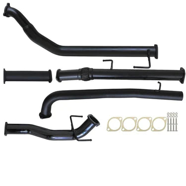 Fits Toyota Hilux KUN16/26 3L 1KD-FTV D4D 2005 - 9/2015 3" Turbo Back Carbon Offroad Exhaust with Pipe Only