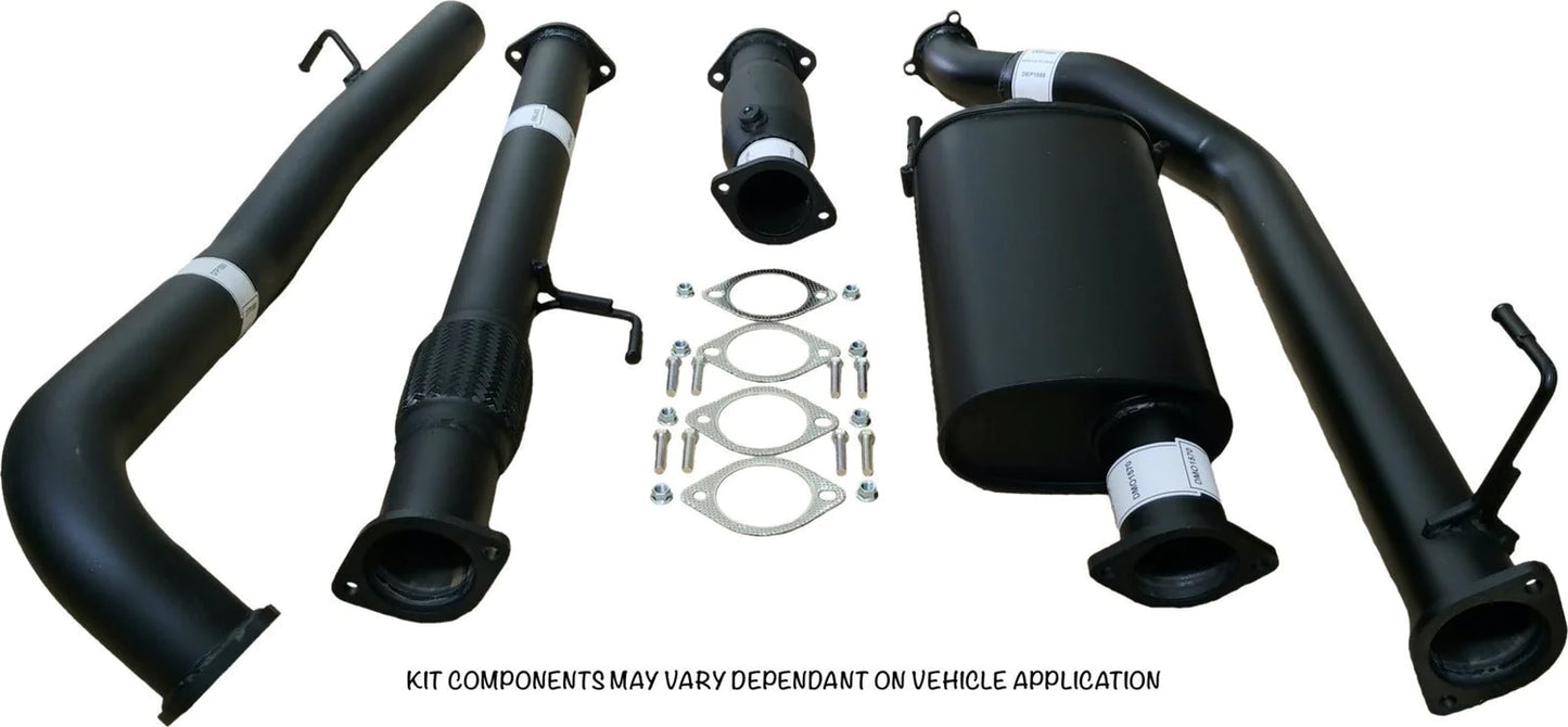 Fits Toyota Landcruiser 200 Series 4.5L 1VD-FTV 10/2015>3" DPF Back Carbon Offroad Exhaust with Pipe Only + Spare Muffler replacement section