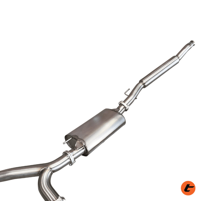 Torqit Jeep Gladiator JT 2.5L - Twin Exit 3" Cat Back Exhaust: 2020 on