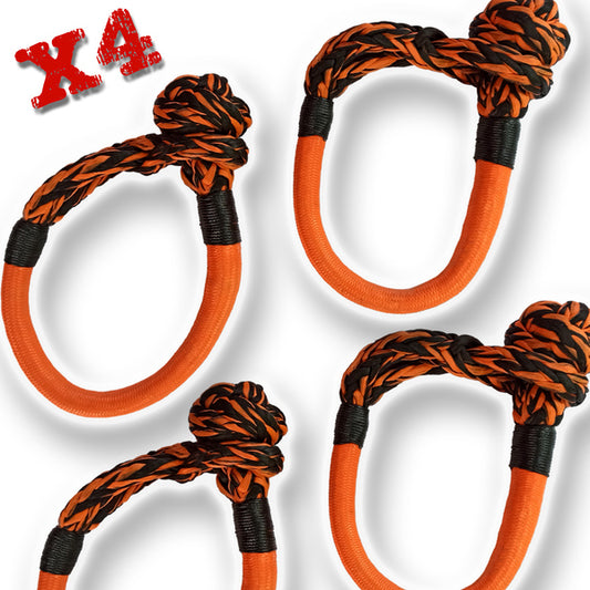 4 x Carbon Monkey Fist 13T Soft Shackle Combo Deal