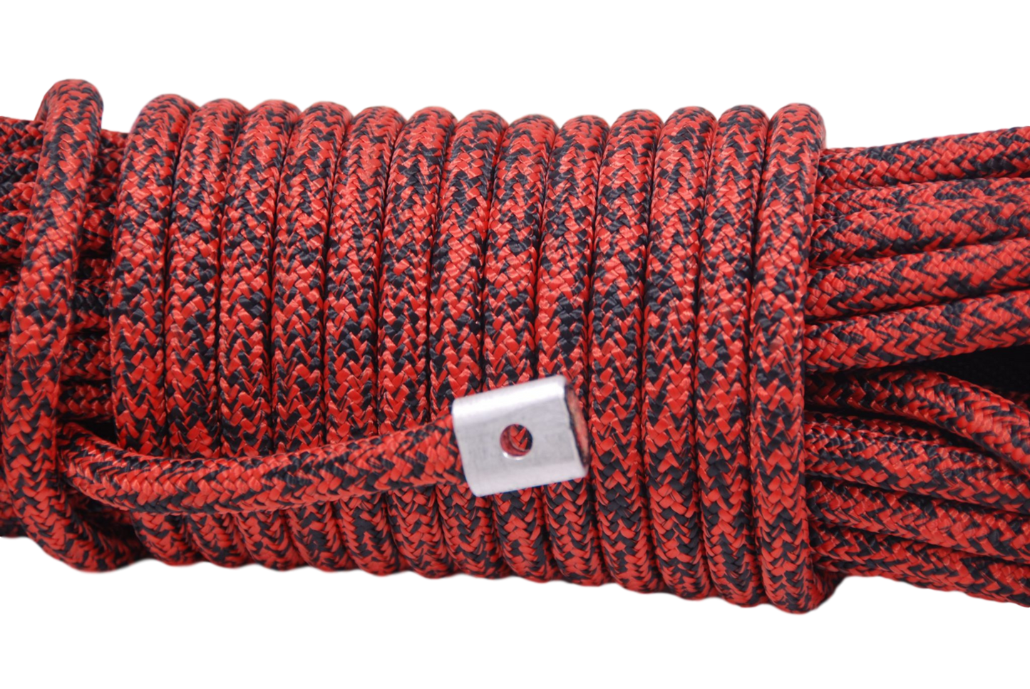 Carbon Offroad Next Gen 24 x 11mm Low mount winch rope kit - Red black mix colour