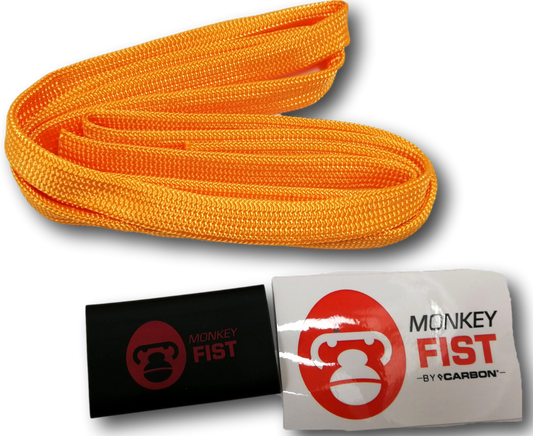 Carbon Winch Monkey Fist Coloured Rope Sheath