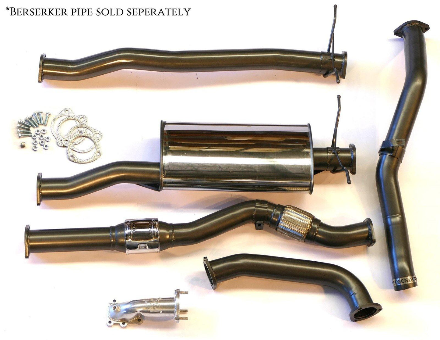 Nissan Navara D22 3.0Ltr TD 2001 to 2005 Legendex Exhaust - TrakWell