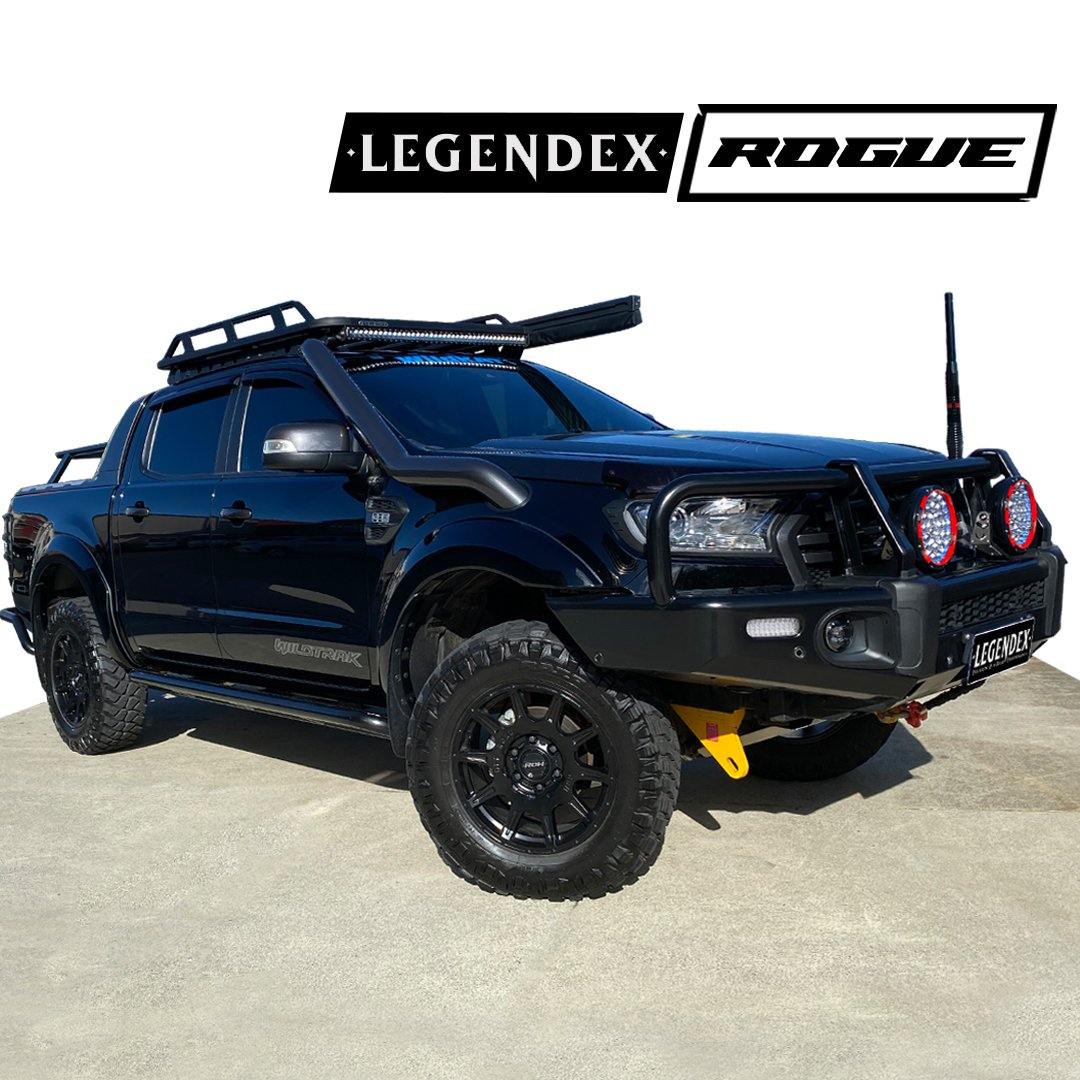 Ford Ranger Legendex Rogue Exhaust, DPF Back Side Shot - TrakWell