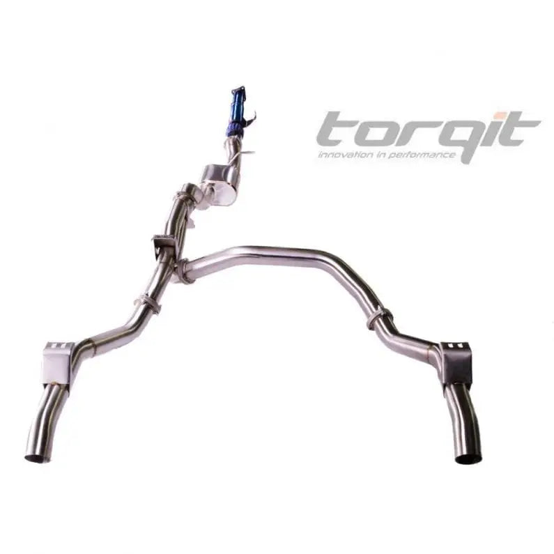 Torqit Toyota Landcruiser 79 Series 4.5L Dual Cab Twin Exit Exhaust: 08/2012-07/2016