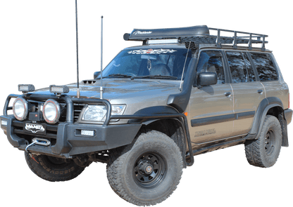 Nissan Patrol GU 3L ZD30 4" Snorkel Black Legendex Snorkel - TrakWell