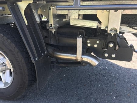 Toyota Landcruiser 79 Series 3.5" DPF Back Rogue Legendex Exhaust - TrakWell