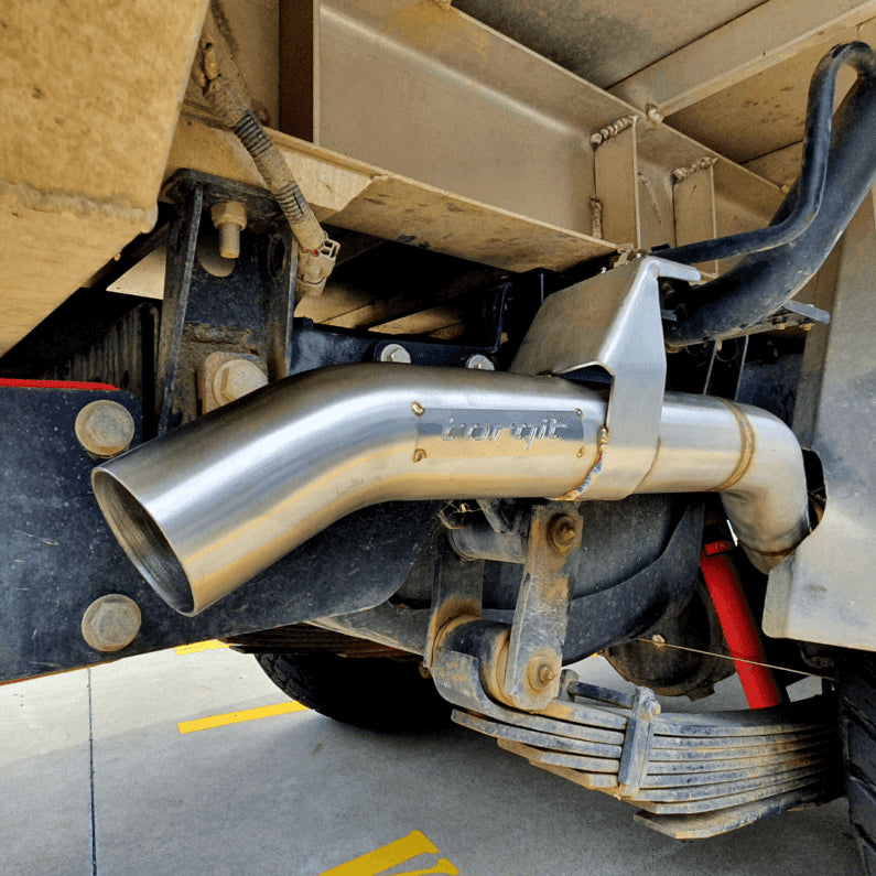 Torqit Toyota Landcruiser 79 Series 4.5L Dual Cab Twin Exit Exhaust: 08/2012-07/2016