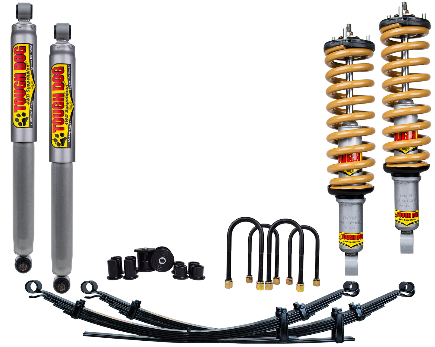 Nissan Navara NP300 Coil Rear (Series 5) 11/2020 On Tough Dog Suspension Kit