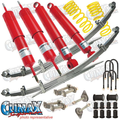 Toyota Landcruiser 78 & 79 Series Single & Dual Cab ULTIMATE Koni 90 series Suspension Kit with 50mm Raised Height - TrakWell